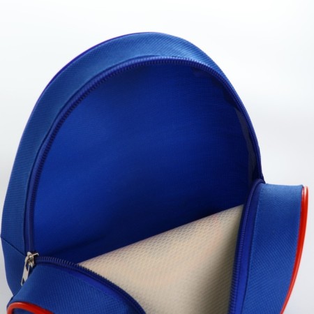 Baby backpack for a boy over the shoulder "Super Machine", 23x20.5 cm-4