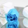 Soap roses, blue and white, set of 9 pcs.