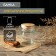 Glass jar for spices with Eco Buggel Castle, 200 ml, 9 × 6.5 × 9.5 cm