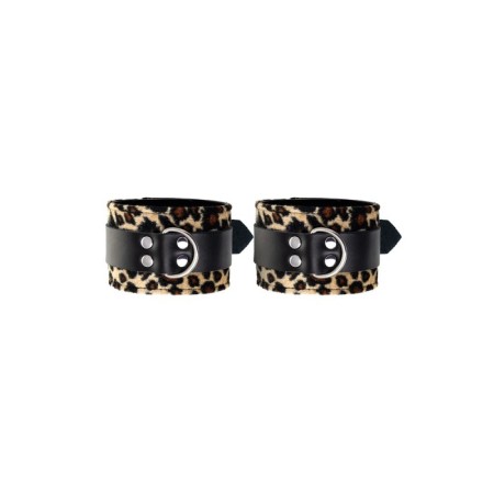Anonymo handcuffs, Pu skin, print, 19.5 cm-2