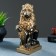 Figure "Leo with a shield" bronze 10x7x21cm