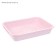 Medium toilet with a mesh of 36 x 26 x 6.5 cm, pink