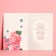 Postcard "Jubilee", pink roses, 12 × 18 cm