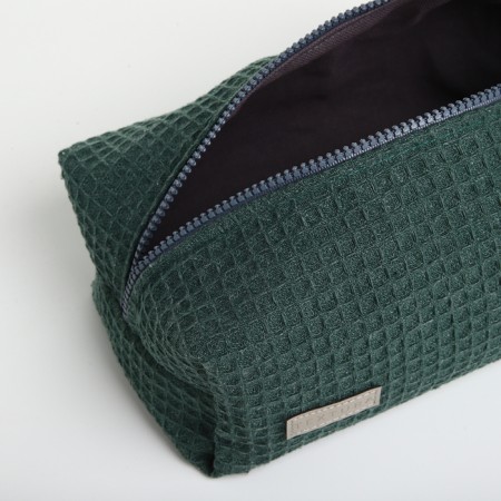 TEXTURA lightning cosmetic bag, green color-7