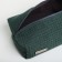 TEXTURA lightning cosmetic bag, green color