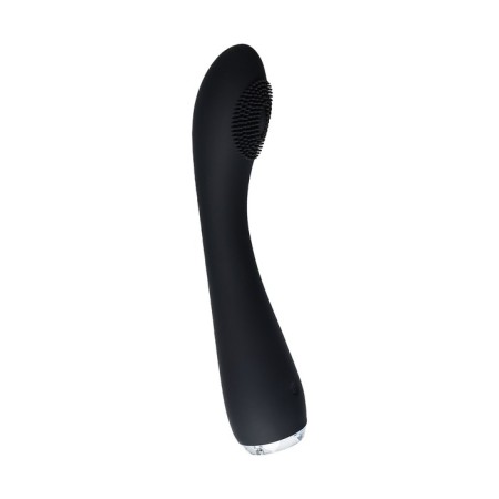 Vibrator prr Shio-Pro silicone, 21 cm, black color-11