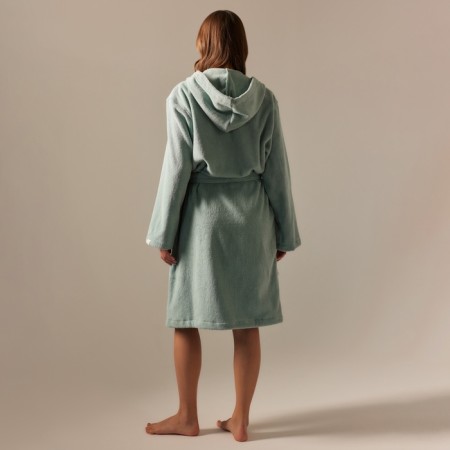 Terry robe with a hood Women's SL Home: Basic "Azzura", Rr. M, 100% HL, 420 g/m2-6