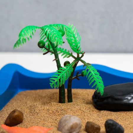 Zen Garden "Sea Beach" Sand brown 1.8x21.5x17 cm-2