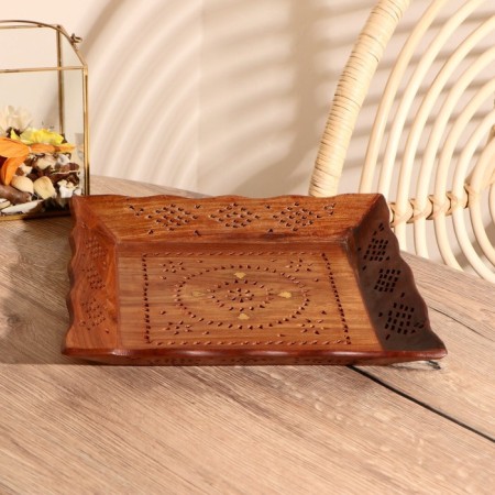 Tray "square" tree 30.5x30.5x4 cm-2