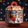 Gift box "Vintage", flashlight 13 x13 x17 cm