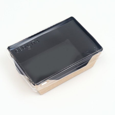 Packaging, a salad bowl with a transparent cover, 10 x 8.5 x 5.5 cm, 0.45 liters-1