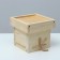 Gift Kashpo 11 × 11 × 11 cm wooden, with a lid