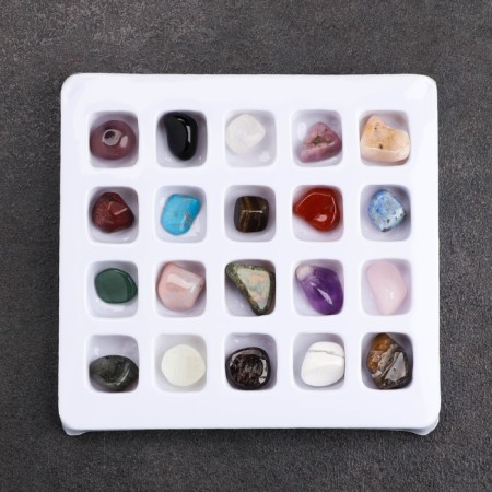 Collection of minerals, 20 pcs, 13x12 cm-2
