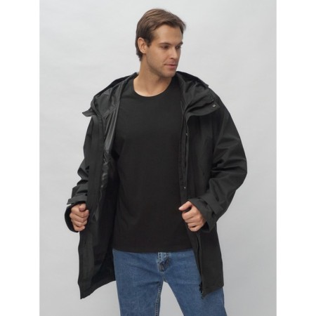 Male jacket-park, size 56, black color-20