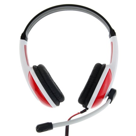 Headphones Defender Warhead G-120, game, full-size, microphone, 3.5mm, 2 m, black and red-1