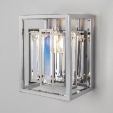 Бра Cella, 1x60Вт E14, цвет хром