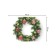 A set of napkins for setting the New Year's Wreath table, rectangular, rounded edges, size 30x46 cm, 4 pcs