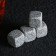 Wooden stones in a wooden box with the Whiskey Man lid, 4 pcs