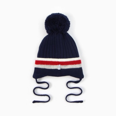Baby hat, blue color, size 50-52-2