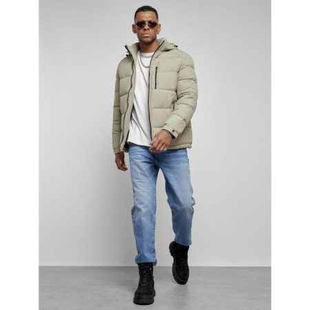 Sports male winter, size 50, color light green-17