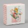 Gift folding box, packaging, "tender", 15 x 15 x 7 cm