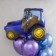 Foil ball 37 "Blue Tractor", figure