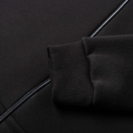 Male sweatshirt was laid down, black color, size 48-5