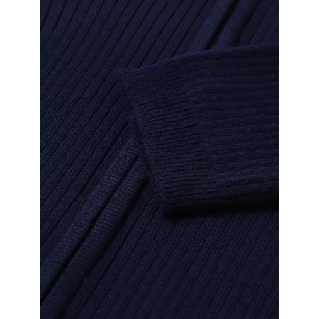 Costume (sweater and trousers) children's minku, dark blue color, height 122 cm-9