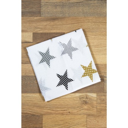 Pillowcase, size 50 × 70 cm, print patchwork star-1
