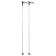Snowline aluminum skiing, length 170 cm