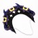 Carnival kokoshnik "dark", felt