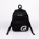 Youth backpack from lightning textiles, 1 pocket, textura, black color