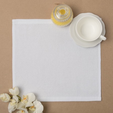 Ocean towel 30x30 cm (FAS 10pcs) White, cotton 100%, 360 g/m2