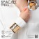 Bracelet "Cuff" bent, color gold