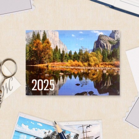 Pocket calendar "Nature" MIX 2025, 7 x 10 cm-2