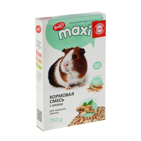 Fodge mixture "Eshka Maxi" for guinea pigs, with nuts, 750 g