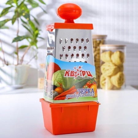 Terka Dolyana "Comfort", 4 faces, with a container of 450 ml, round handle, 28 × 12 × 9 cm, color mix-10
