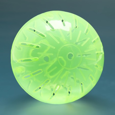 A ball for rodents 12 cm, green-5