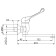 Kitchen mixer Istok Life 0402.976, wall, surgical pen, chrome