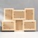 Photo frame in 6 photos 10x15 5n white (plastic screen)