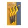A set of brushes of metal tundra, two -component handles, small, 3 pcs.