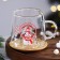 Glass mug with a "happy New Year" lid, 350 ml