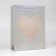 Package Hologography with the window "Heart", "Silver", l 40 x 30 x 13 cm
