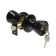 Latch 1203, with a key, glossy black color