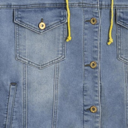 Denim jacket for girls, height 164 cm, blue color-2