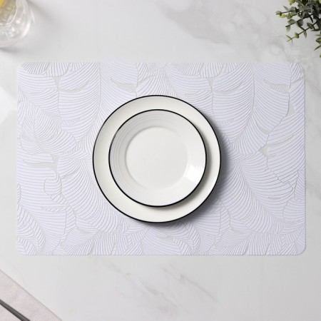 Set of serving napkins "Mirage", 4 pcs, 30 × 45 cm, white color-2