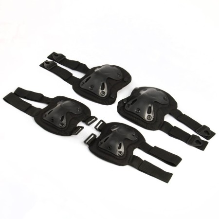 Elimination Game set, 2 knee pads, 2 redemptions, black-1