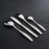 Set of dining room "Uralochka", 12 objects, thickness 2 mm, decorated box, silver color