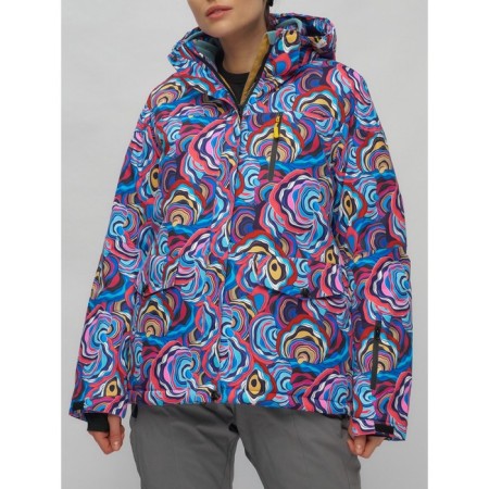 Ski suit female, size 44, blue color-26
