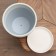 Flower pot "Roang light gray bud No. 8", 22 l
